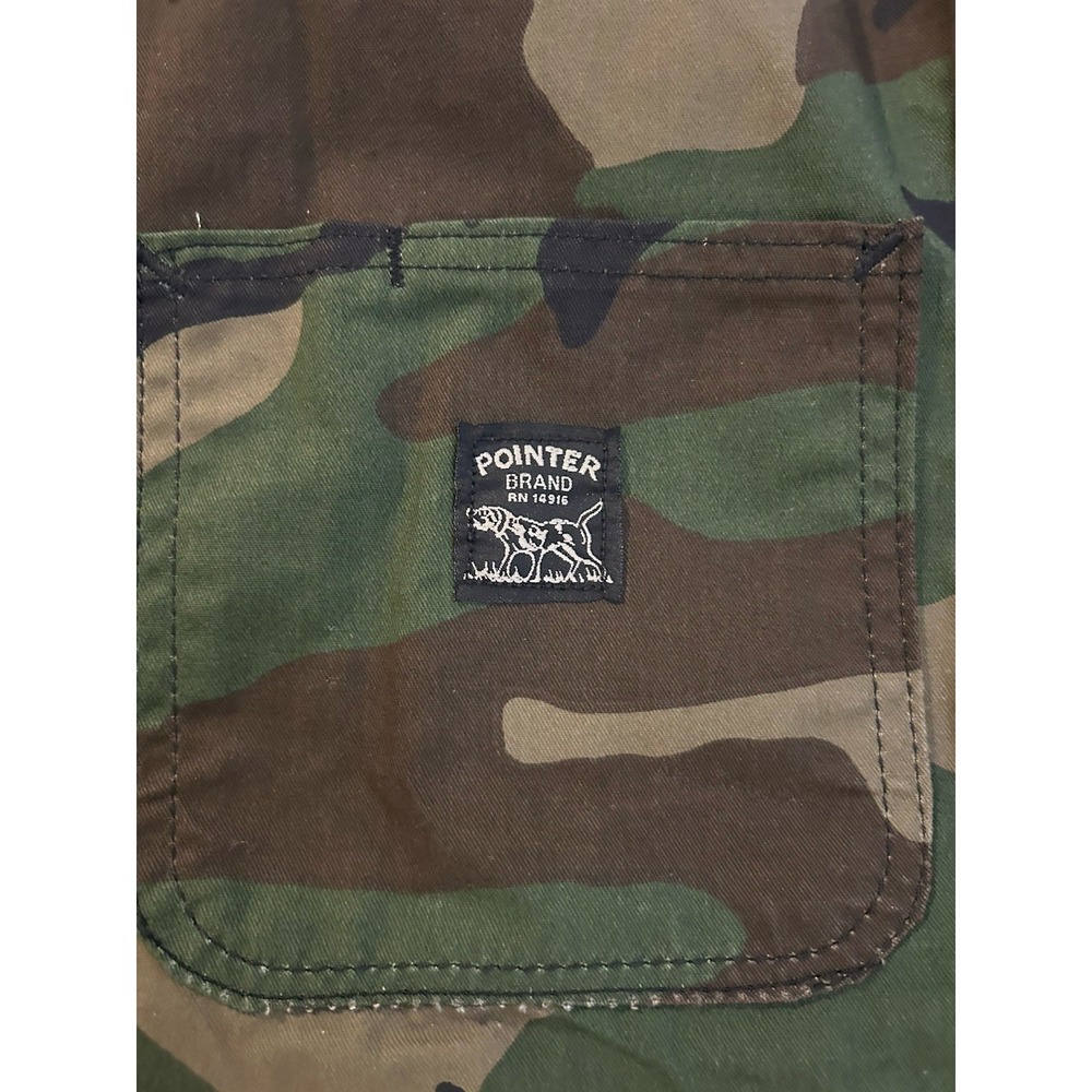 Vtg Pointer Brand Camo Chore Coat Jacket Workwear Minimal Heritage Mens Sz Med - Picture 8 of 11